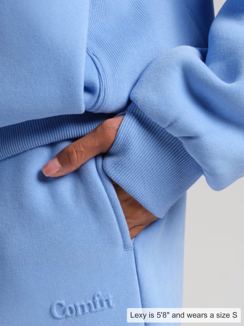 Comfrt Basic Mock Neck Sweatshirt - Picture 6 of 8